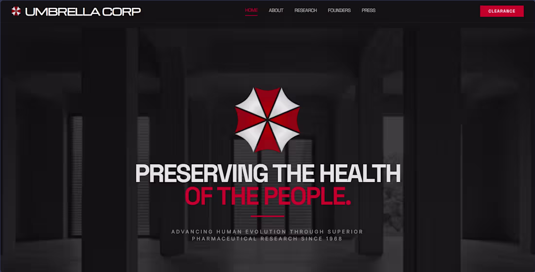 Cover image for Create a fan-made Umbrella Corporation