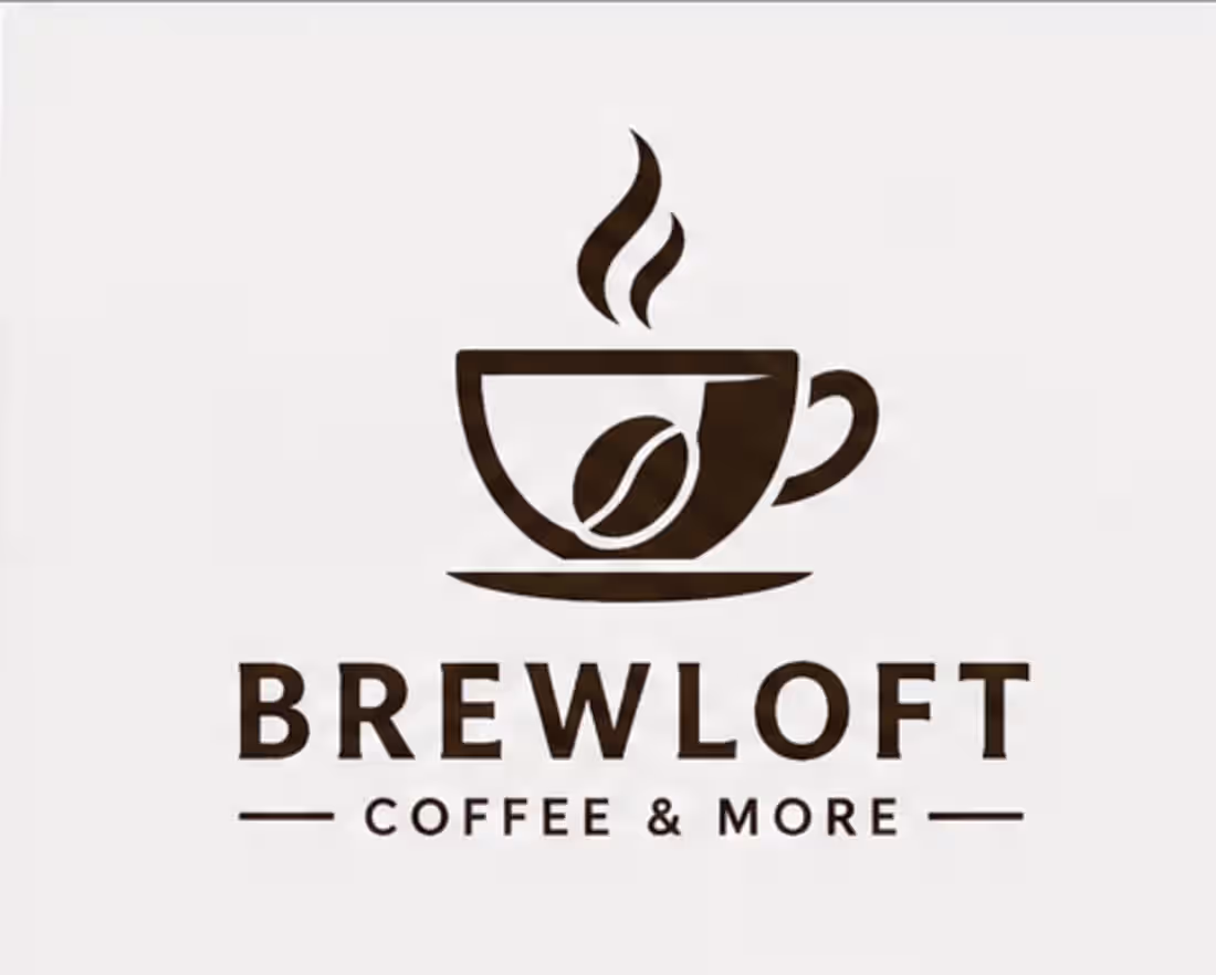 Cover image for Coffee Shop Logo Design (Brewloft)