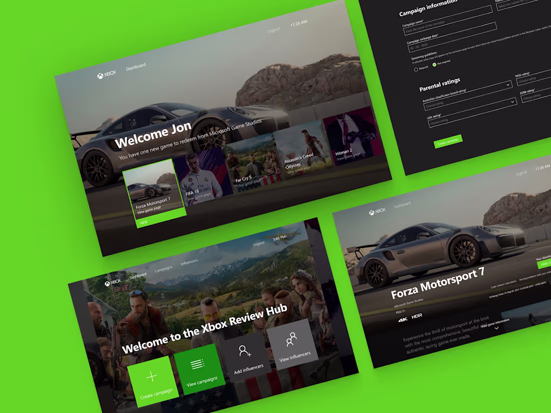 Cover image for Digital hub web app for gaming influencers