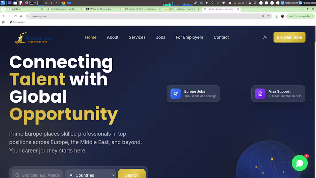 Cover image for Consultancy website