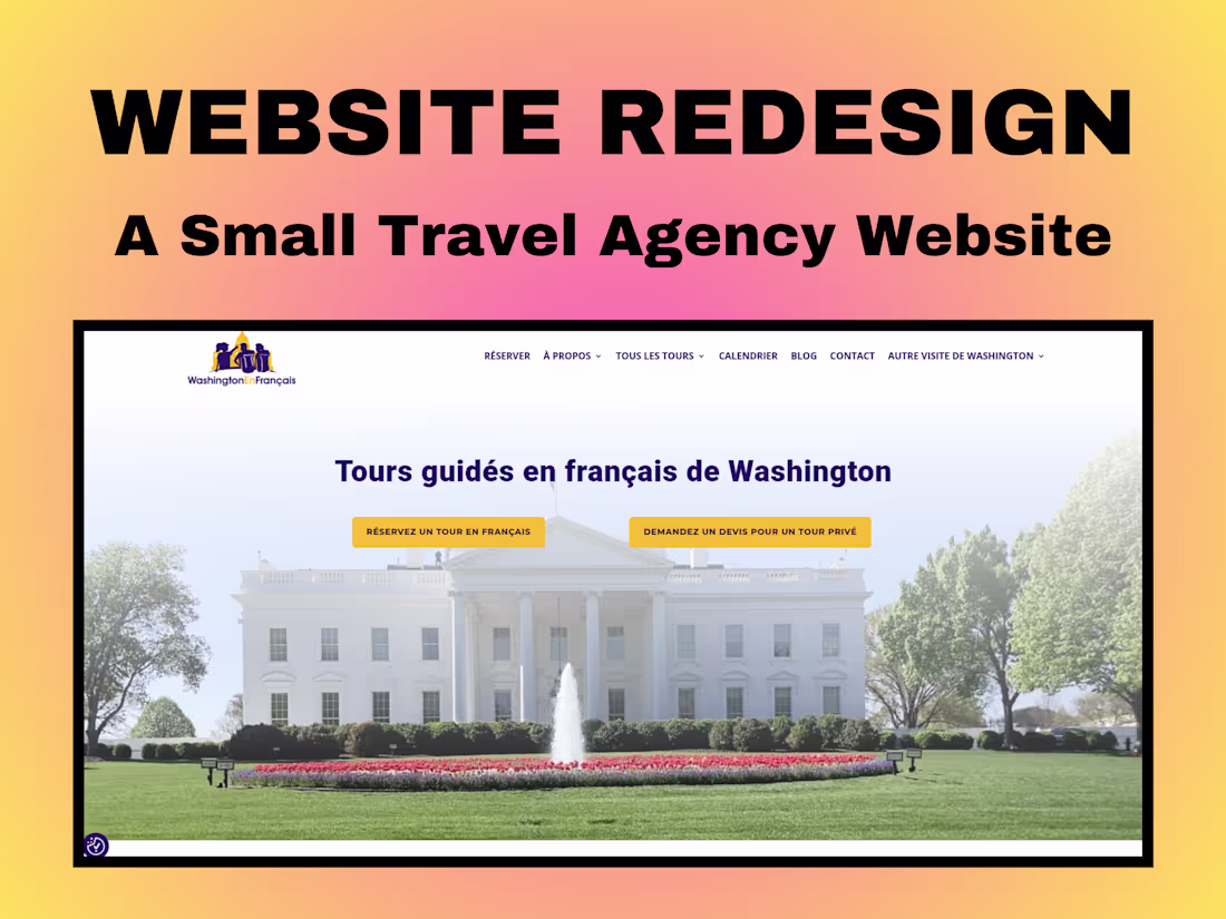 Cover image for Website Redesign for Washington En Français