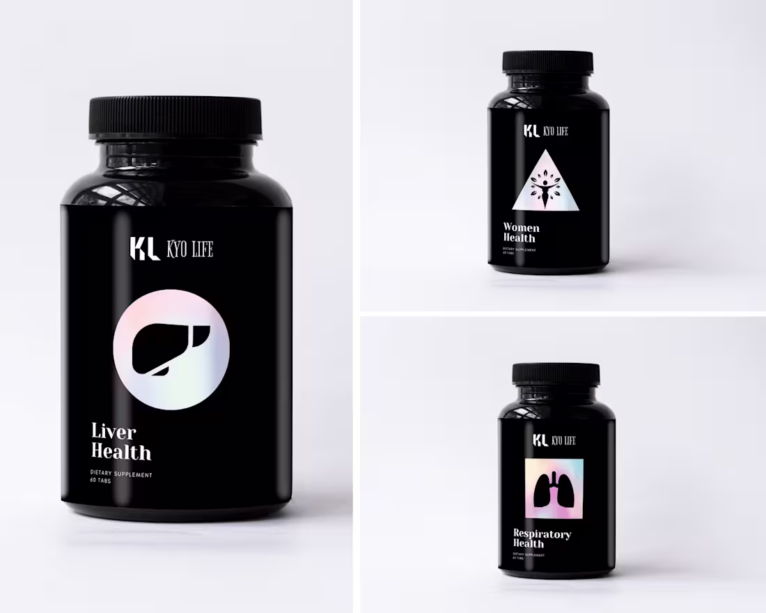 Cover image for Kyo Life - Supplements Package Design