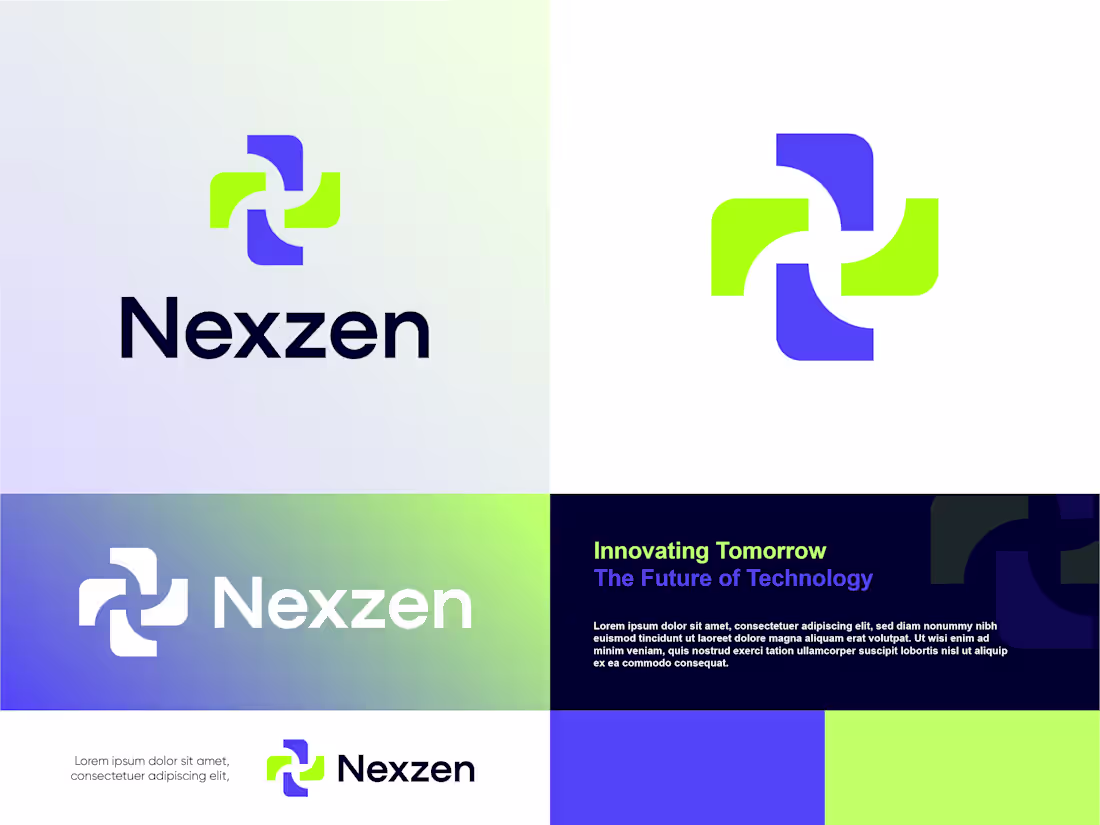 Cover image for Nexzen, a sleek, futuristic brand