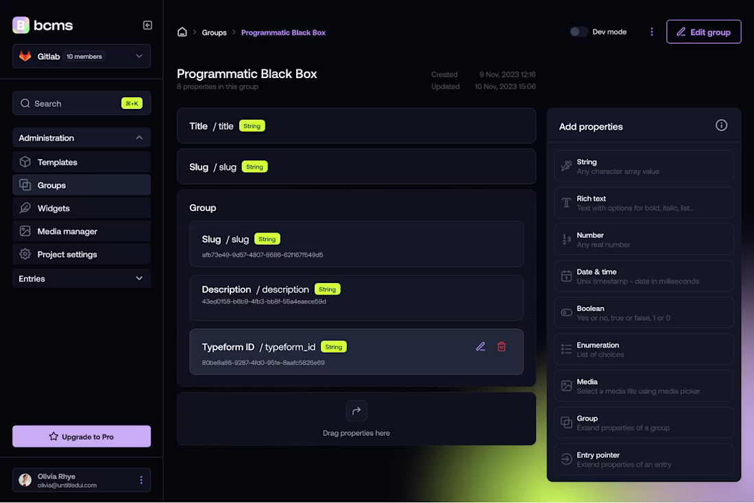 Cover image for BCMS - Headless CMS (https://thebcms.com/)