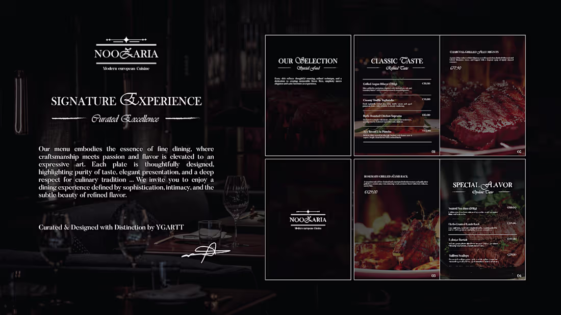 Cover image for NOOZARIA – Signature Fine Dining
