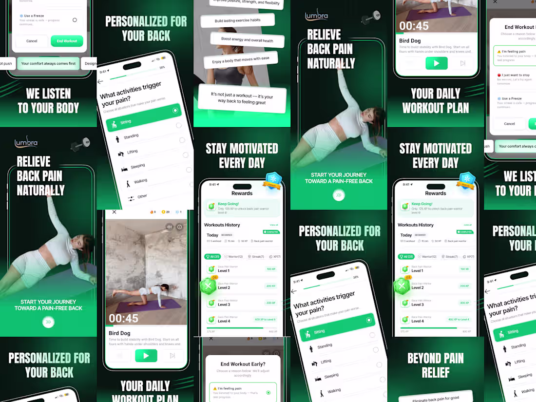 Cover image for Lumbra: AI-Powered Back Pain Recovery App Development