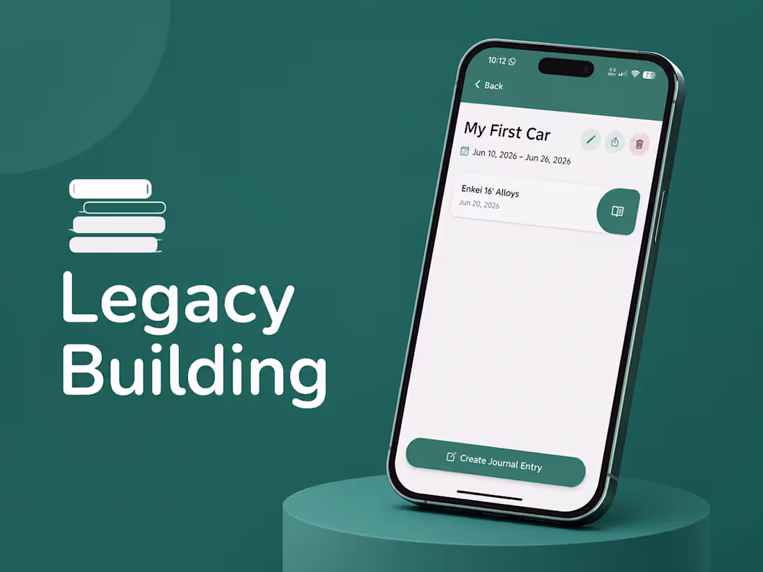 Cover image for Legacy Building iOS Mobile App