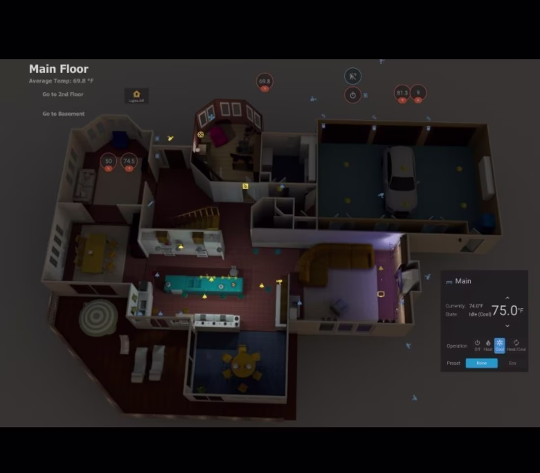 Cover image for sophisticated 3D smart home automation