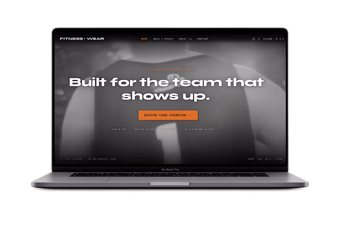 Cover image for Fitness Wear, Custom Apparel Web