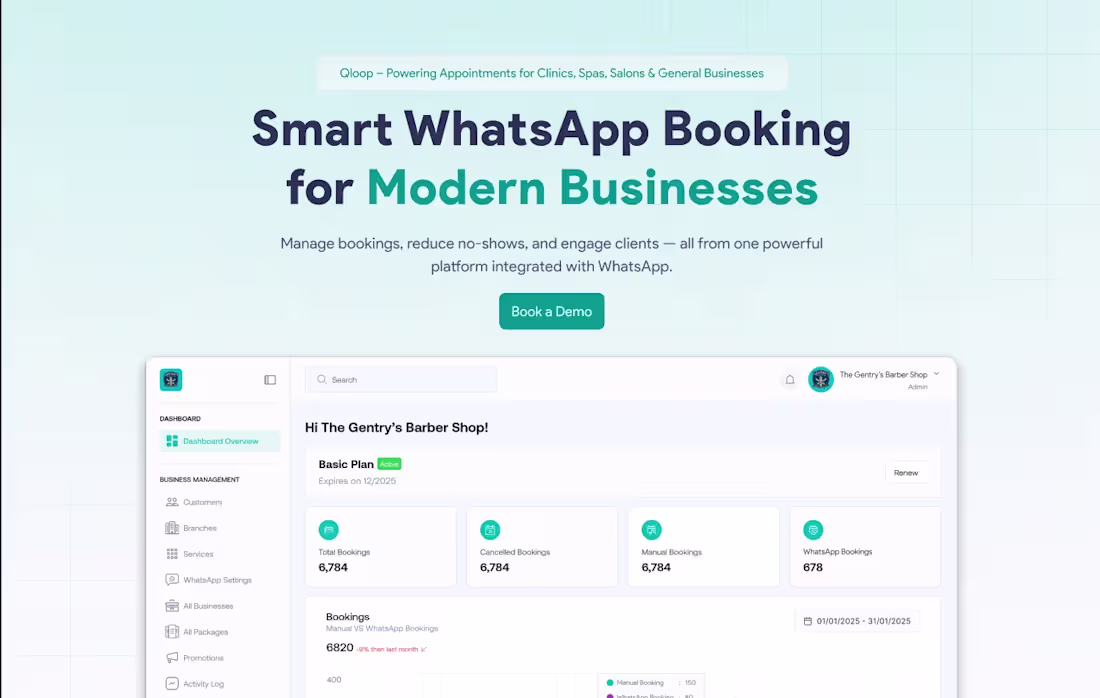 Cover image for Ai Powered WhatsApp Reservation Online System