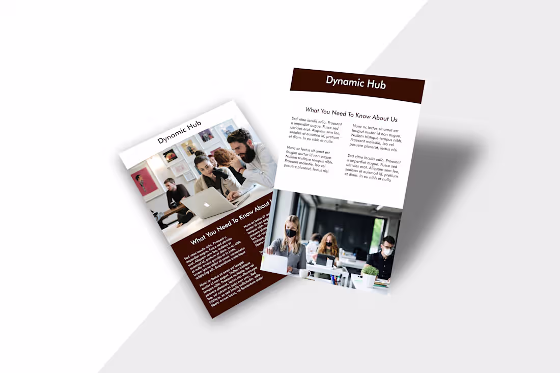 Cover image for Dynamic Flyer Project is a