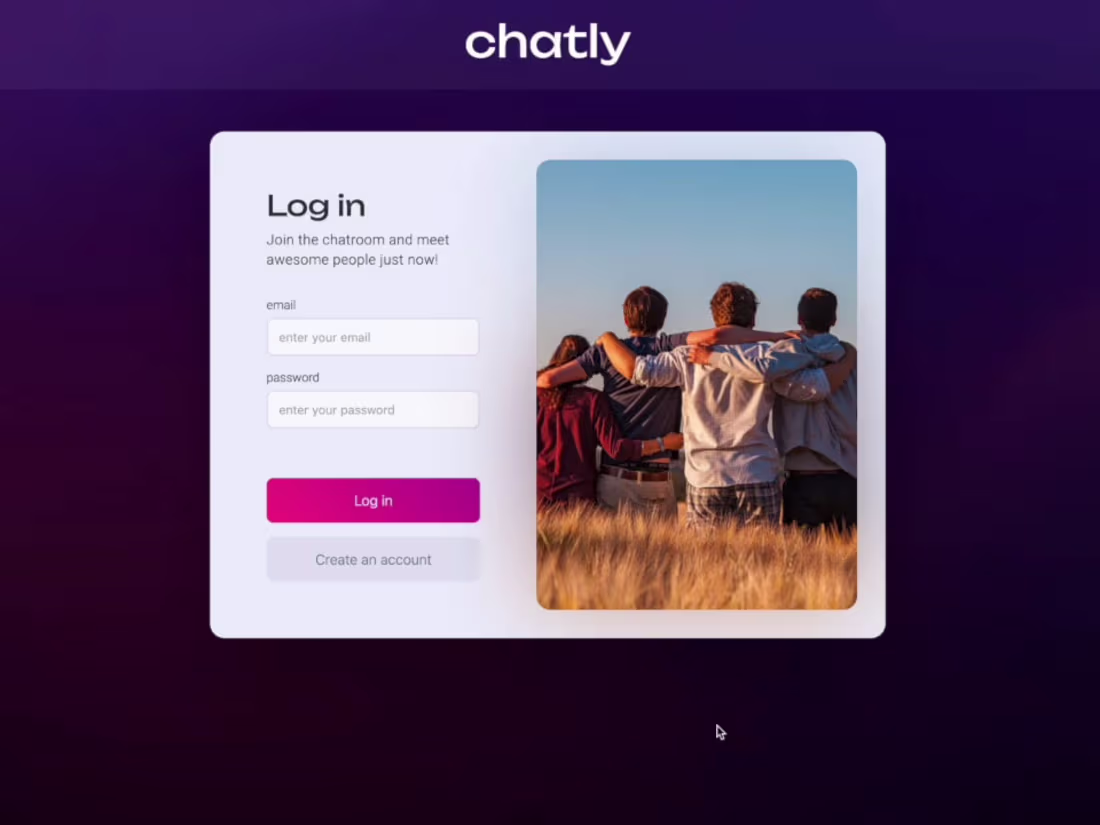 Cover image for chatly – real-time chat application
