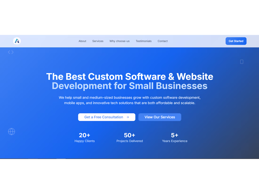 Cover image for Made a website for a web design agency in under a week. 😏