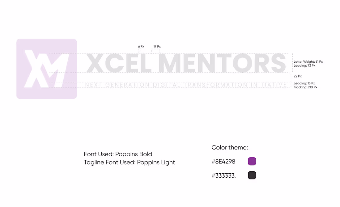 Cover image for xcel mentors logo Design Case Study and Animation on Behance