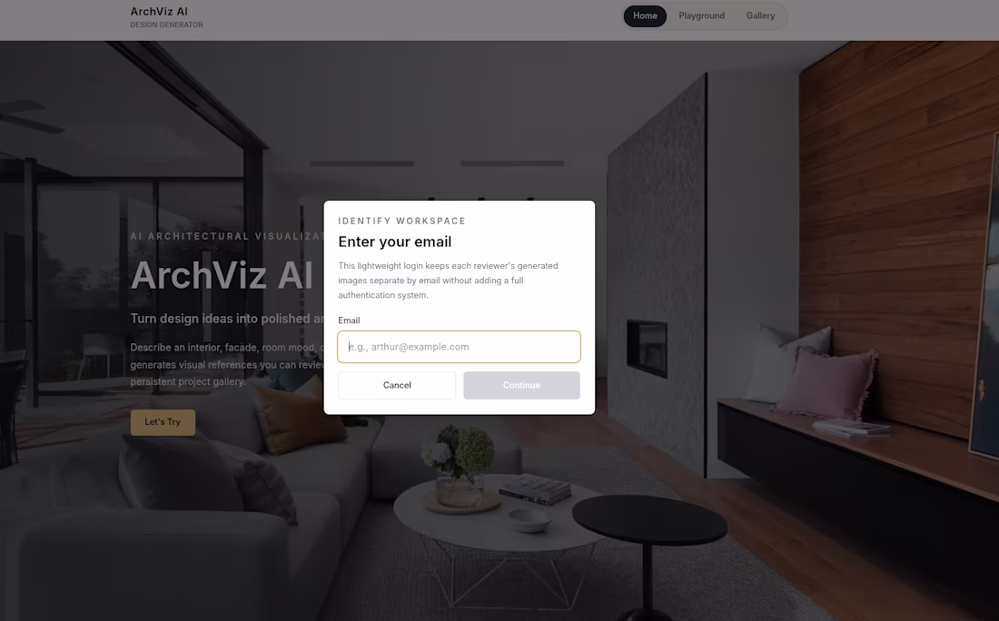 Cover image for ArcViz AI — AI Architectural