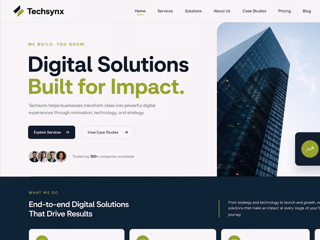 Cover image for Created a Web Design for