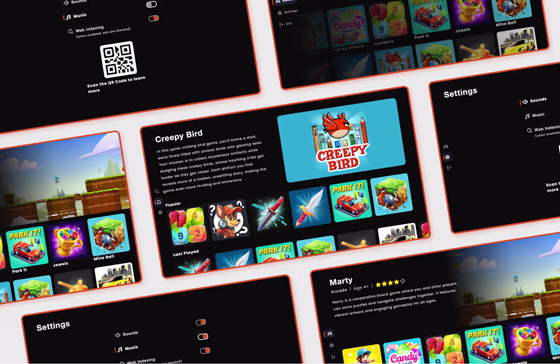 Cover image for Klebo TV Gaming App - UX/UI Design