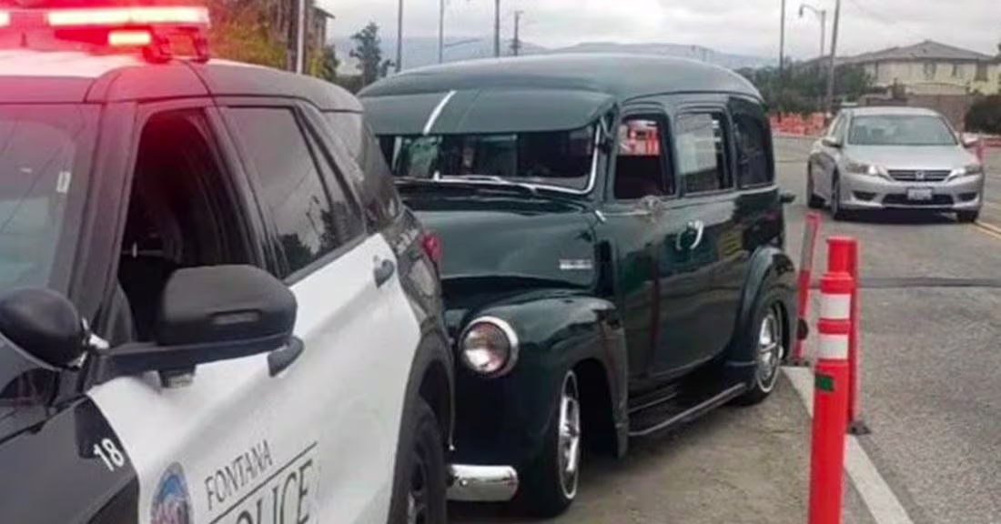Cover image for 1947 Chevy Suburban Driver Escapes Harrowing 5-Mile Ride After …