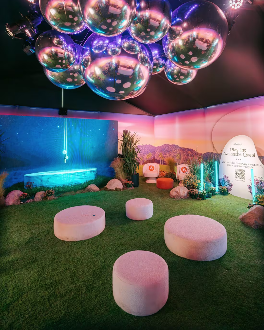 Cover image for Another activation I designed and produced for Coachella Mus...