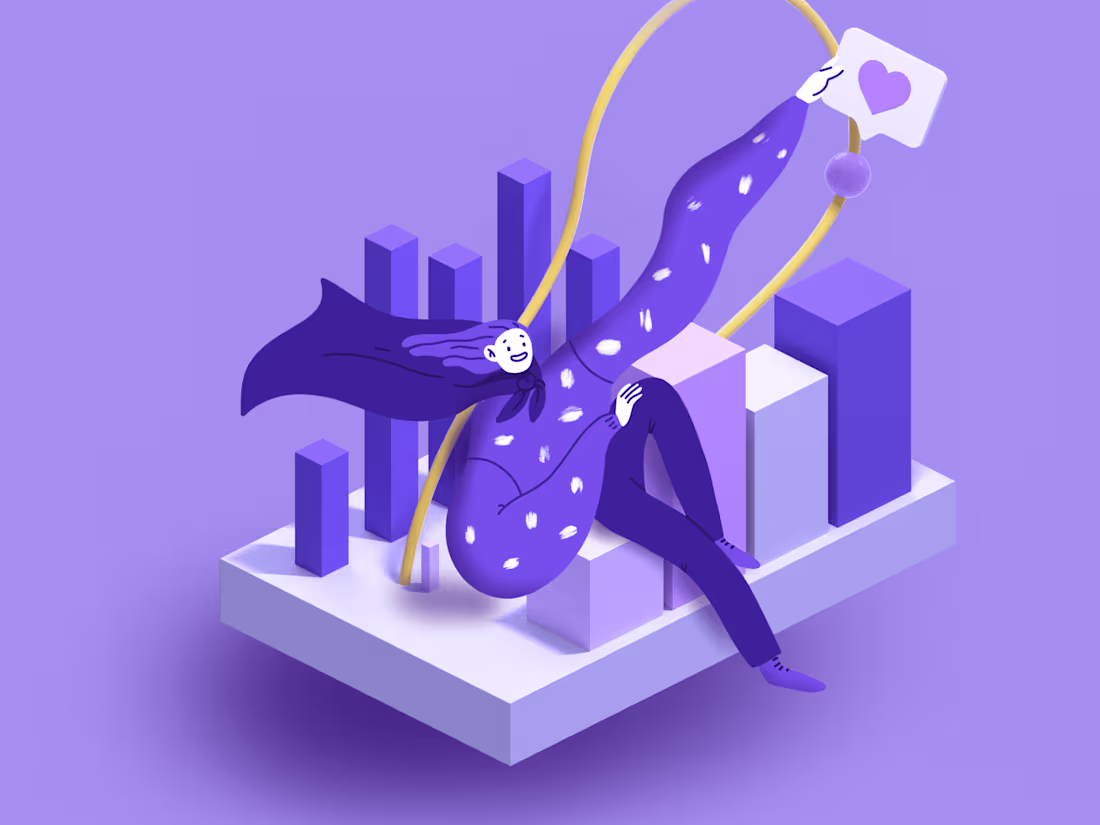 Cover image for 3D+2D illustrations for Graphy 