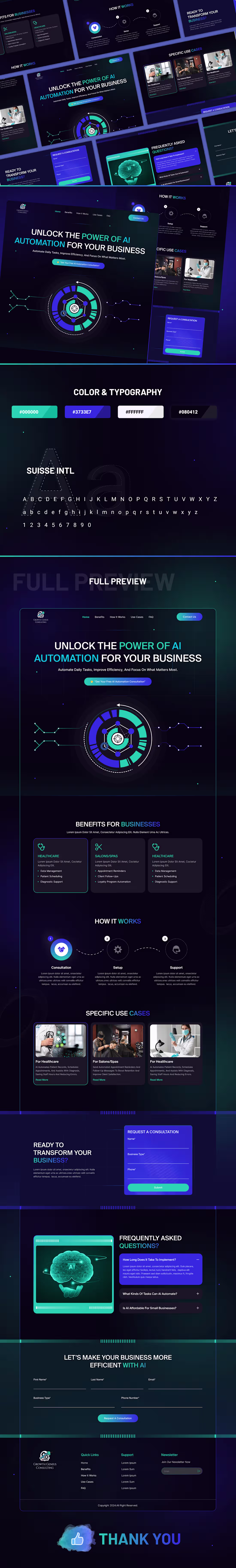 Cover image for AI Automation Landing page