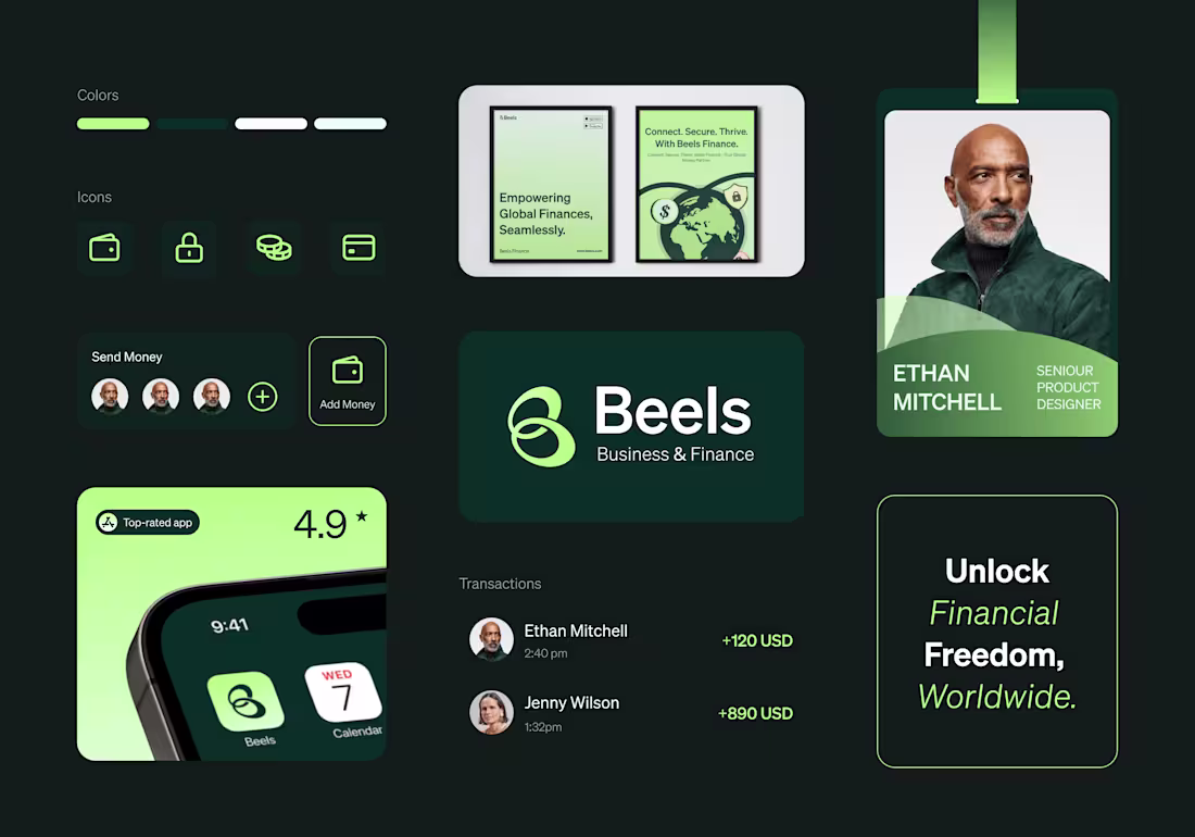 Cover image for Beels Business & Finance Brand Identity Design