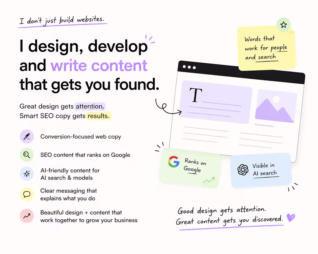 Cover image for A great website isn't just