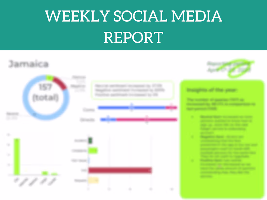 Cover image for Social Media Reporting