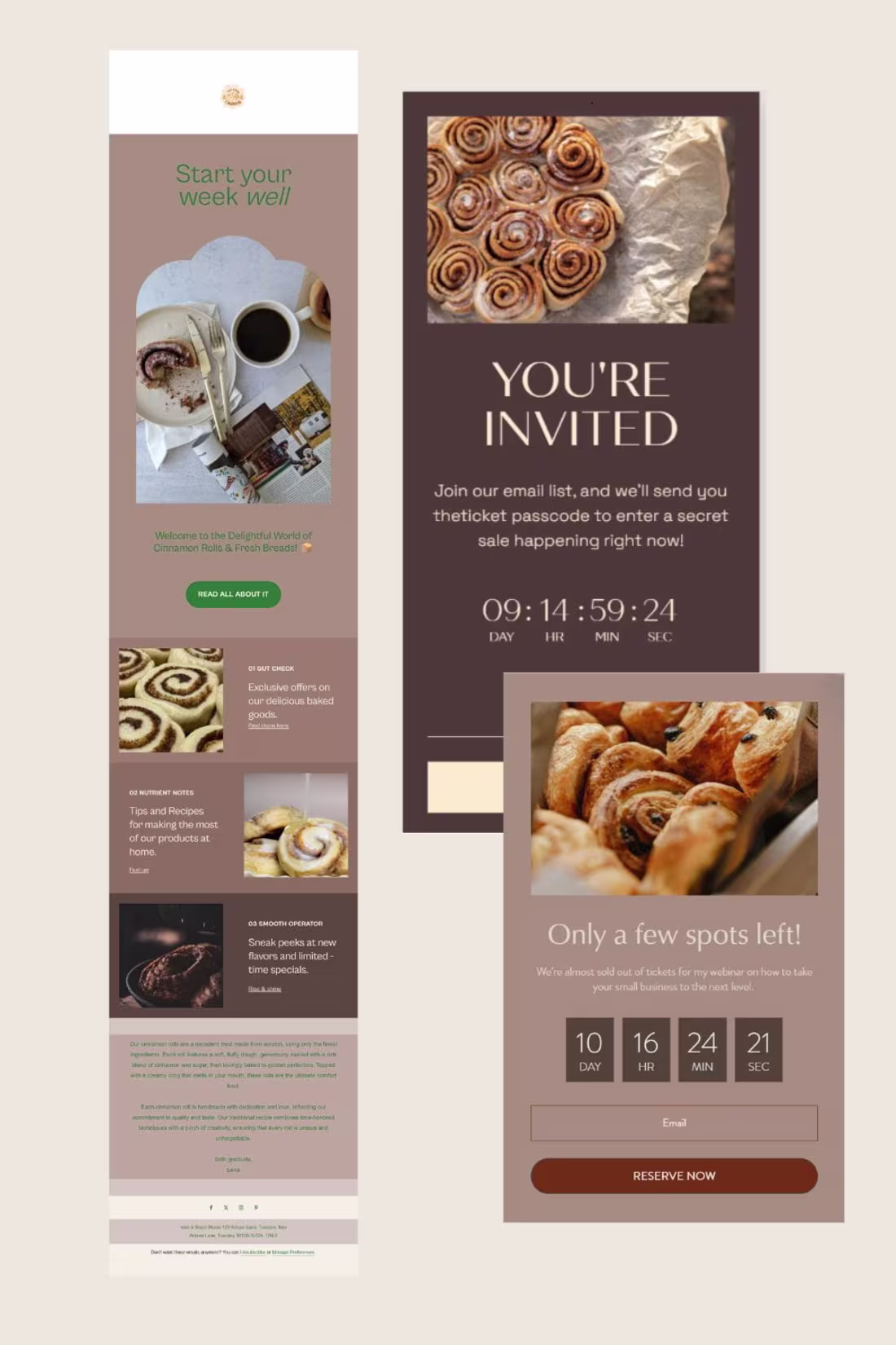 Cover image for Flodesk | Email Newsletter & Lead Capture for Cinnamon Bakery 