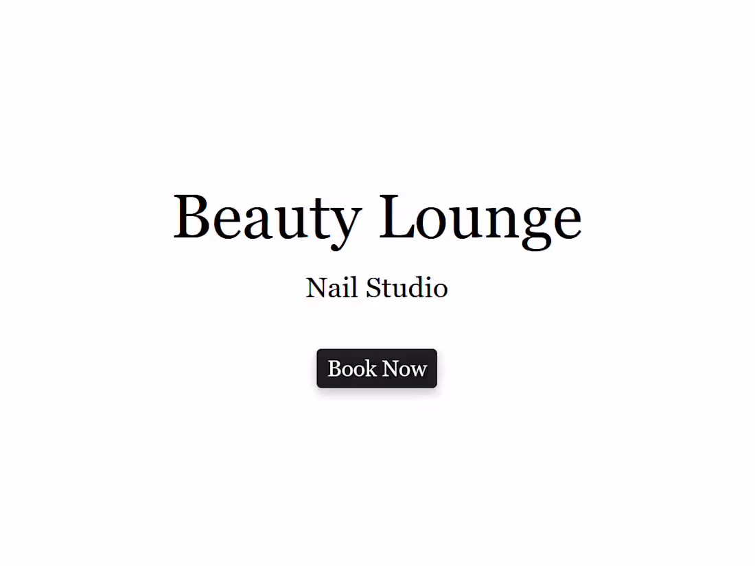Cover image for Beauty Lounge | Simple Website Deisgn