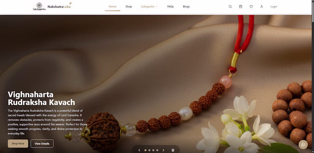 Cover image for Nakshatraloka - E commerce platform