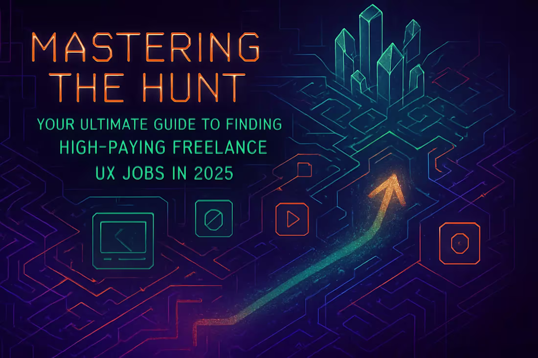 Cover image for Mastering the Hunt: Your Ultimate Guide to Finding High-Paying Freelance UX Jobs in 2025