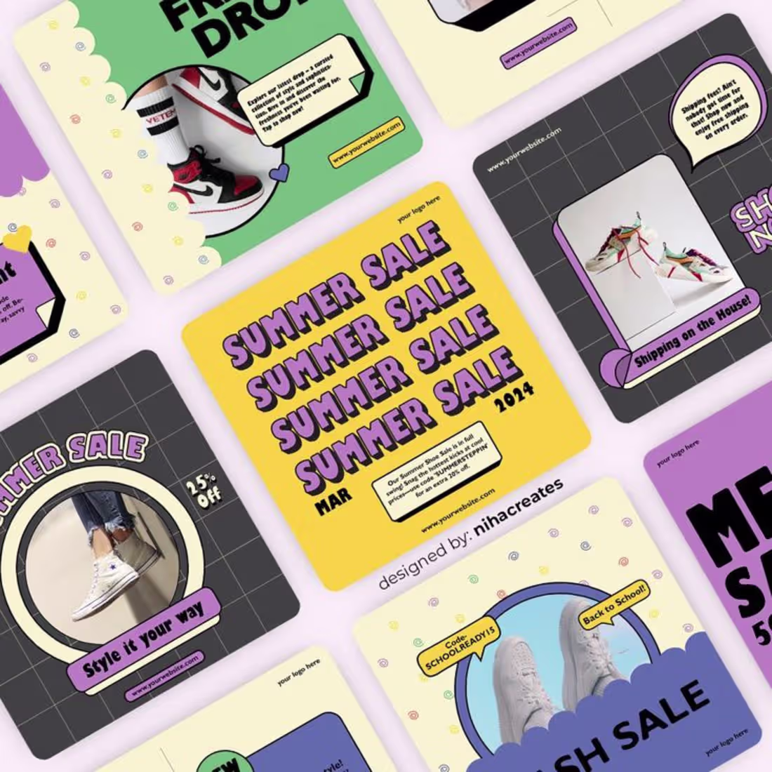 Cover image for Retro Social Media Post Template