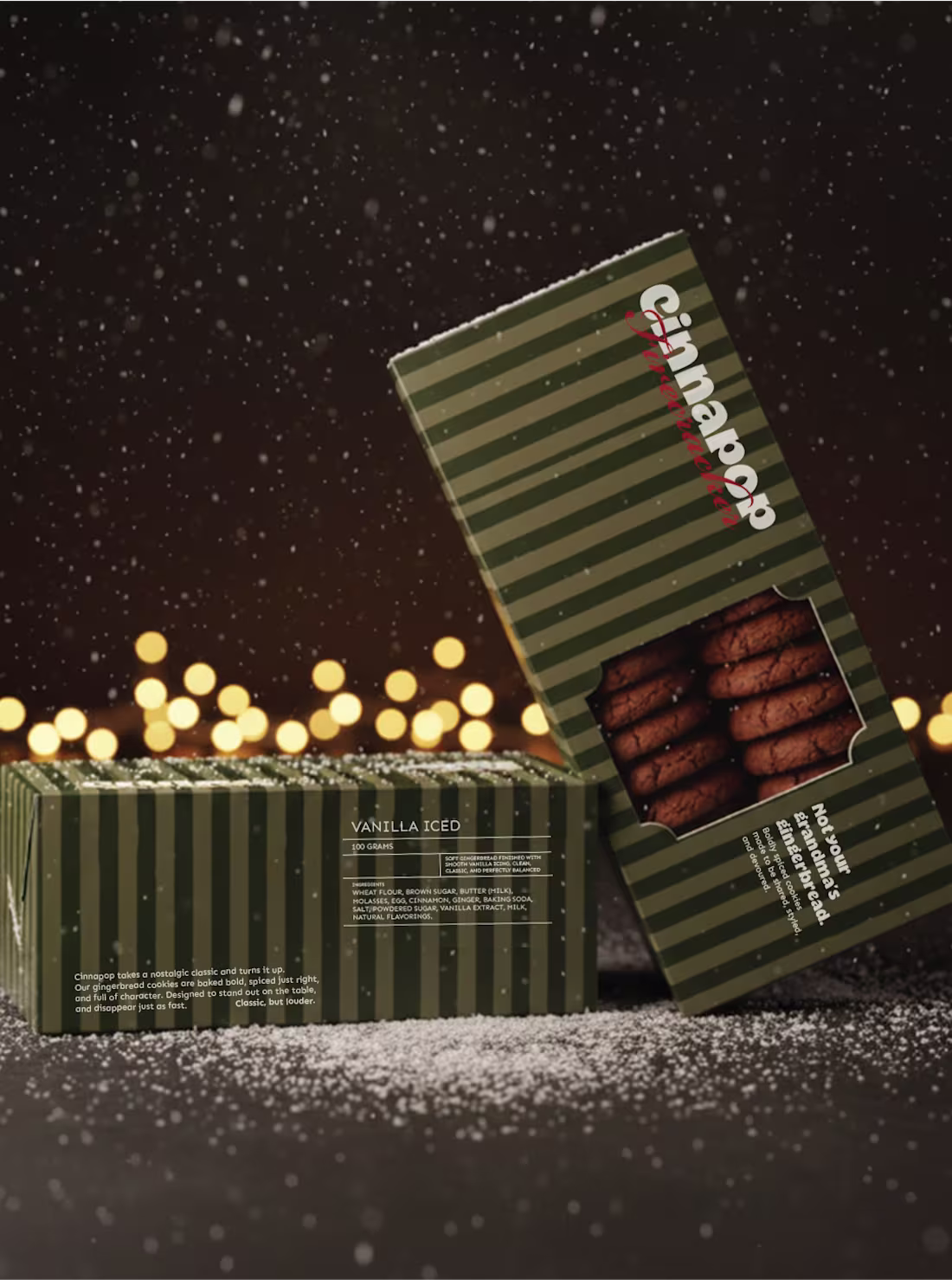 Cover image for Small look at Cinnapop, a gingerbread cookie brand I made fo...