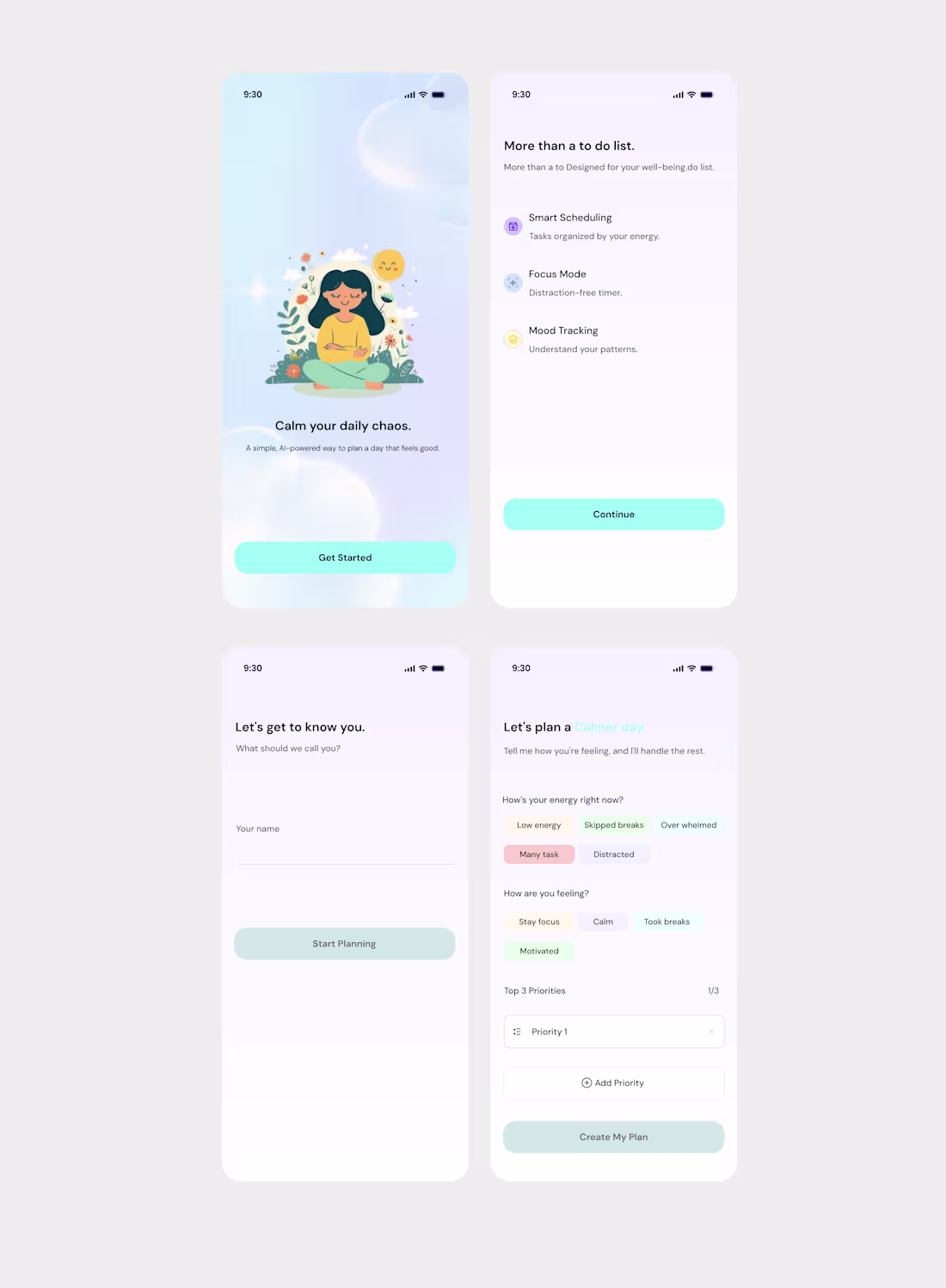 Cover image for Calmer AI – Emotion-Driven Productivity App