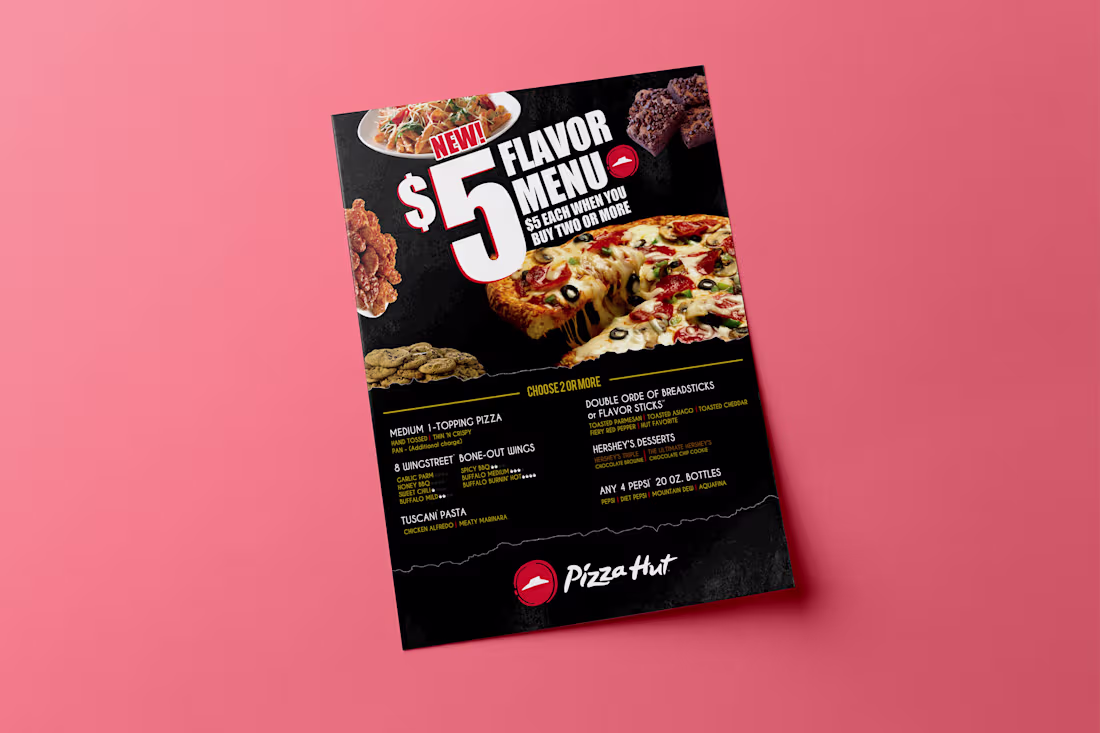 Cover image for Pizza Hut flyer