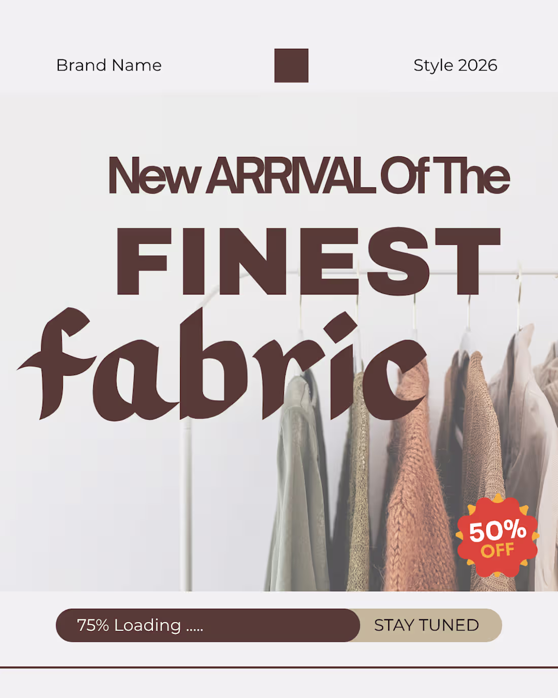 Cover image for clean and premium ad of
