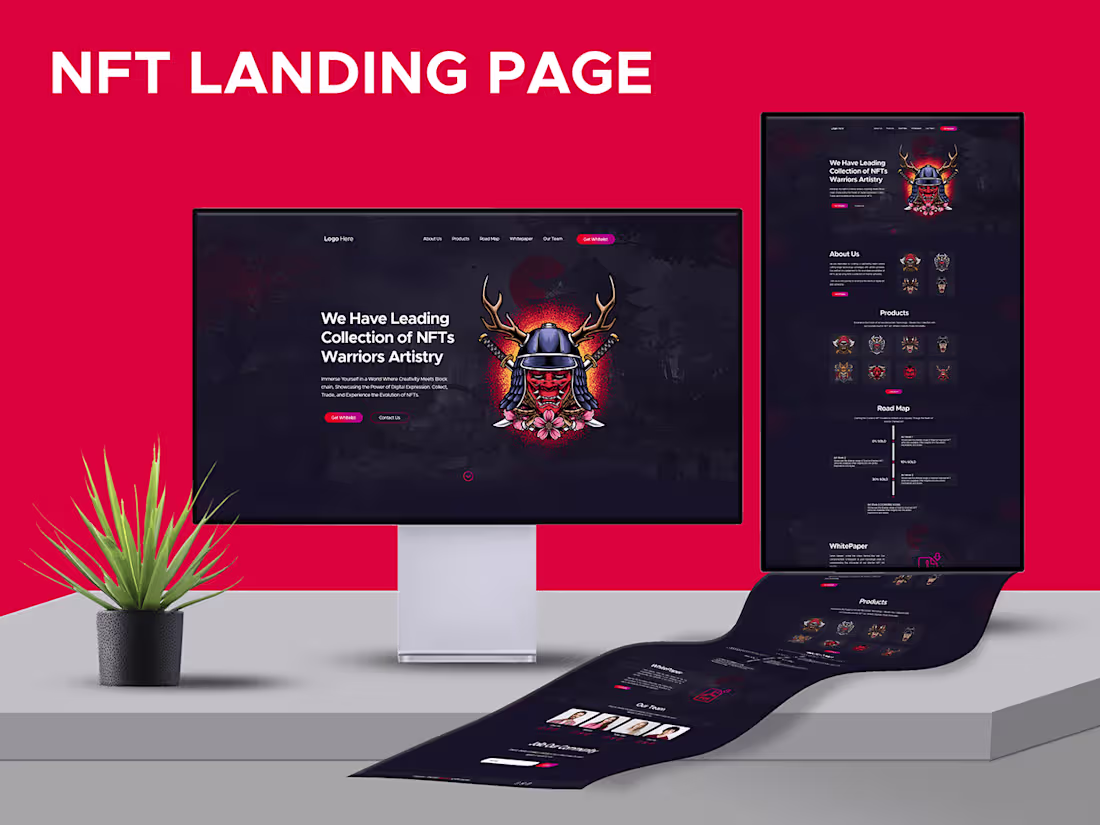 Cover image for NFTS LANDING PAGE