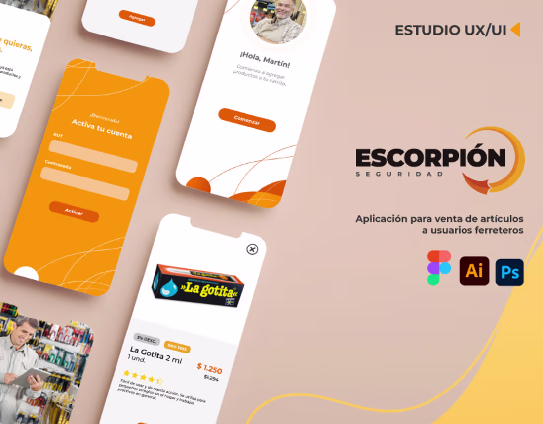Cover image for UI DESIGN - Escorpión Seguridad