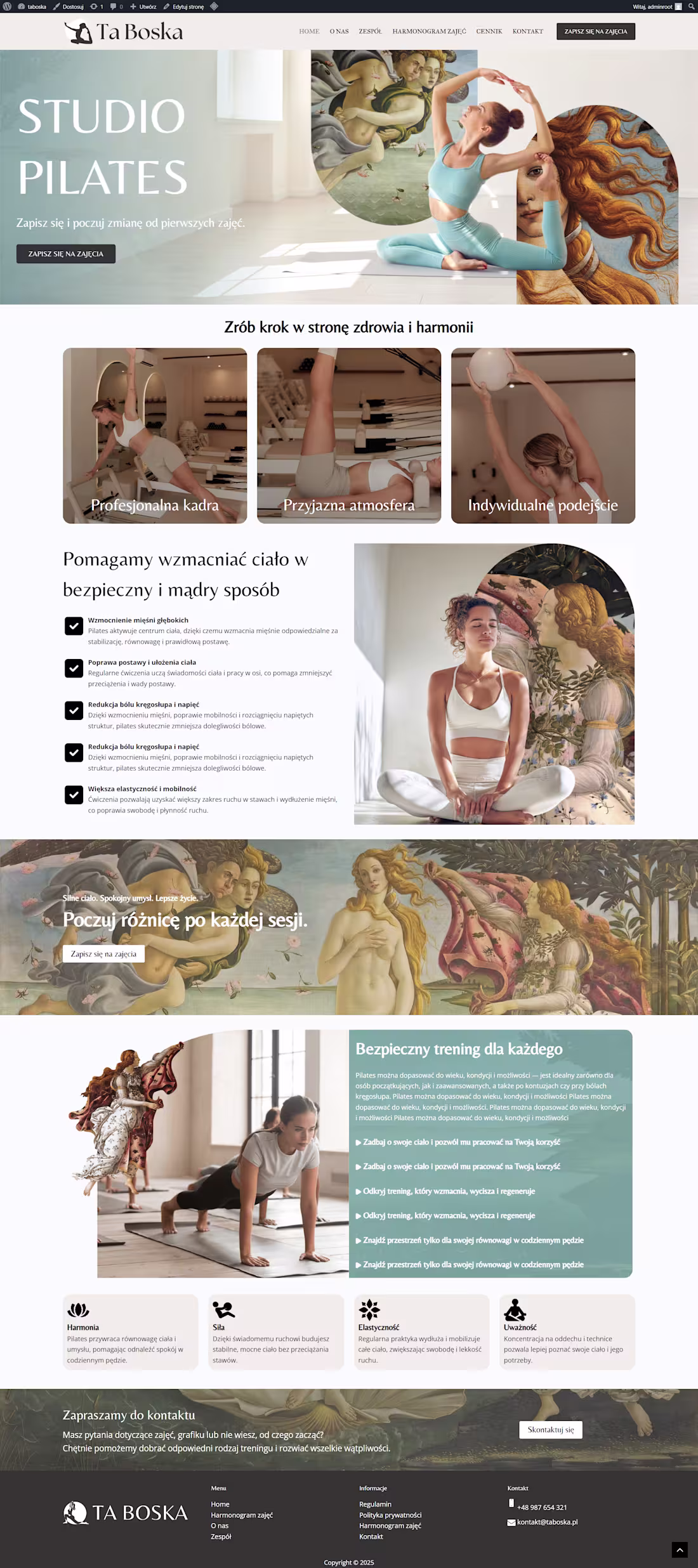Cover image for Website has an artistic character,