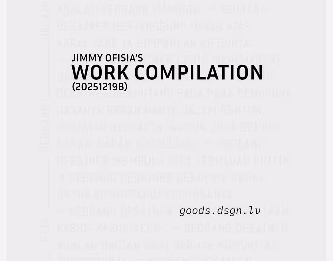 Cover image for Jimmy Ofisia’s Work Compilation (20251219B)
