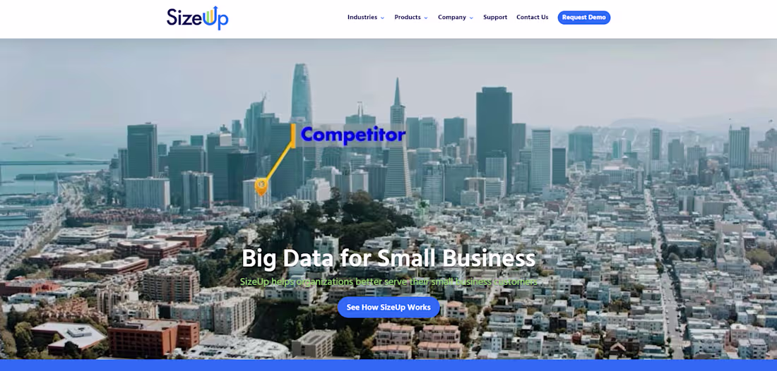 Cover image for SizeUp: Business Intelligence SaaS (Fintech)
Contributed