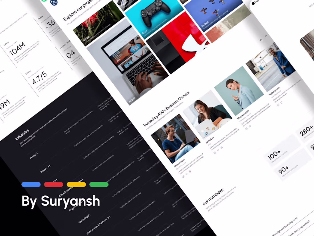 Cover image for Modern Digital Marketing Agency Website On Next.js