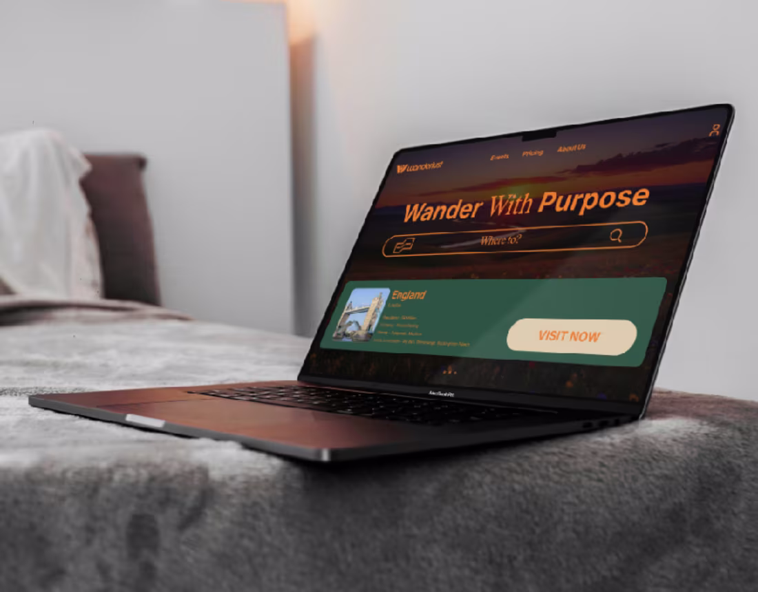 Cover image for Wanderlust Website Design