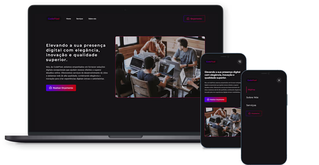 Cover image for CodePixel - Institucional Website
