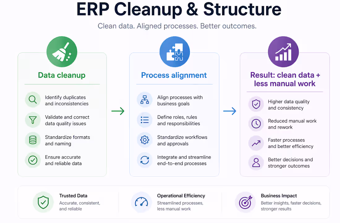 Cover image for ERP Cleanup & Structuring