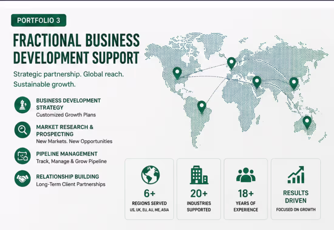 Cover image for Fractional Business Development Support