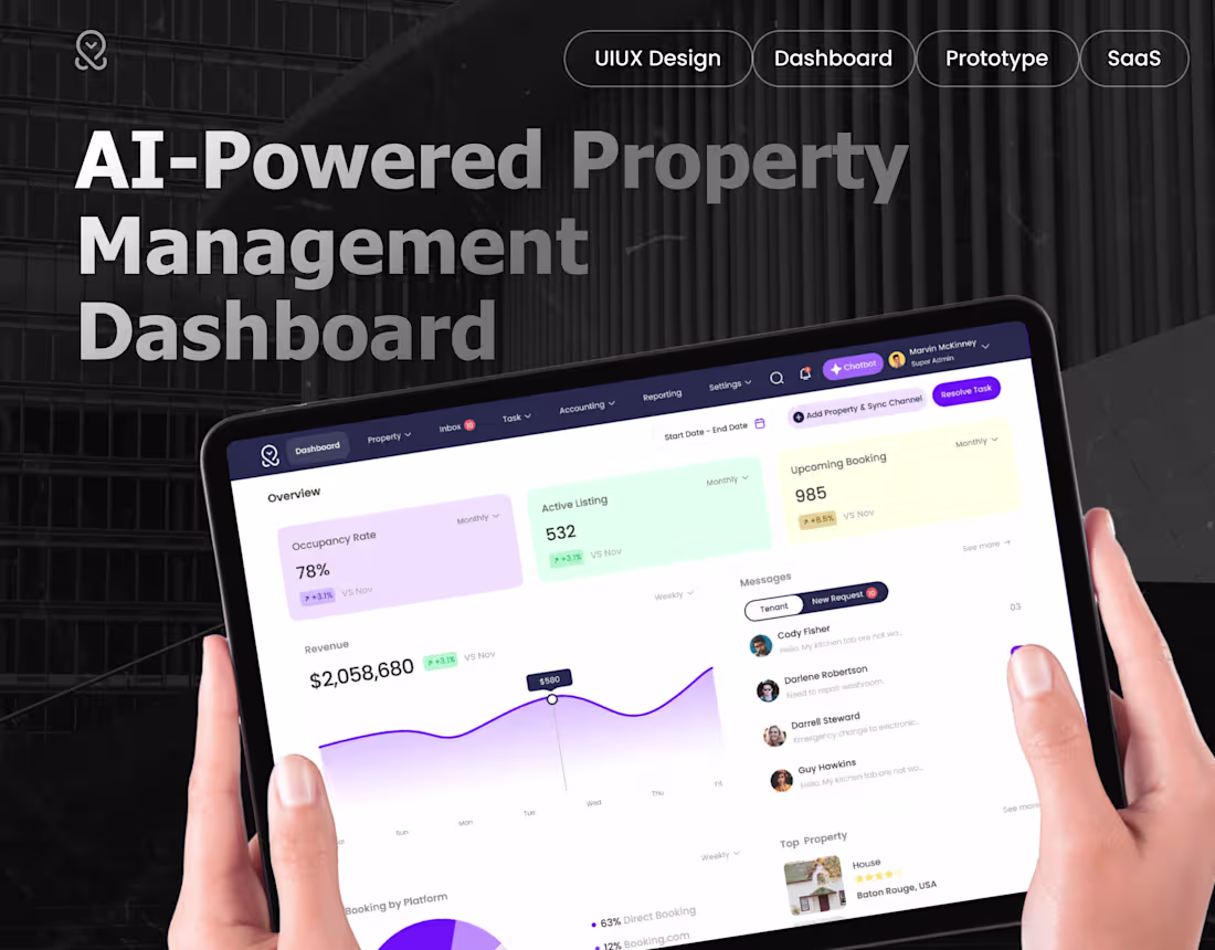 Cover image for Jovrix is a SaaS property management platform designed to st...