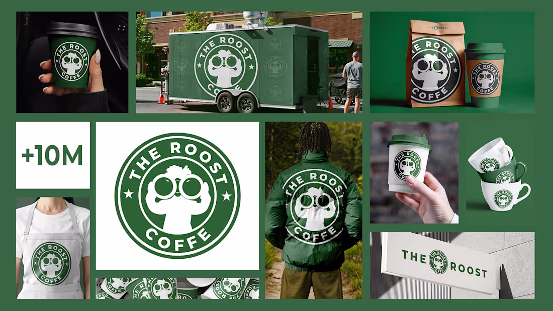 Cover image for The concept behind The Roost was to create a brand identity ...