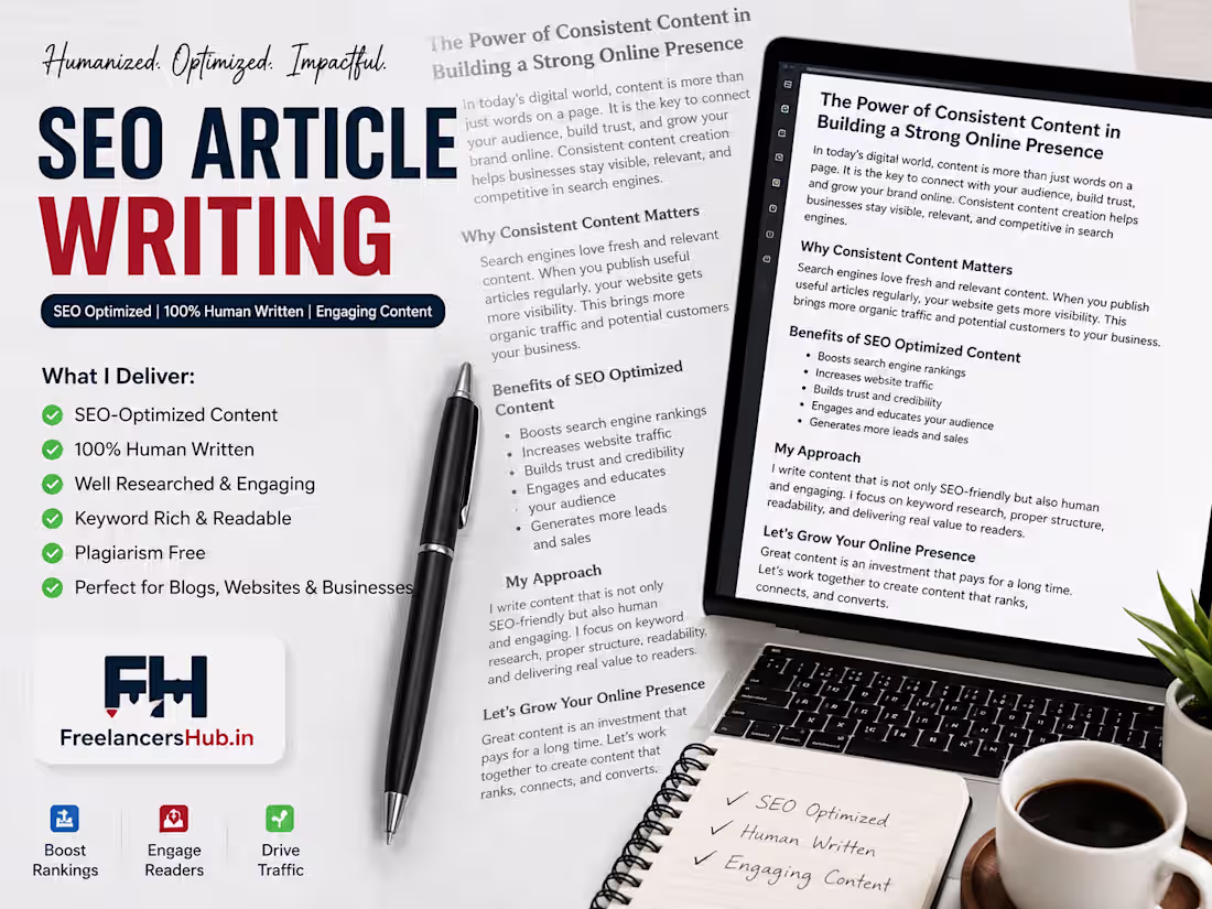Cover image for SEO Blog Writing Project Description
Created